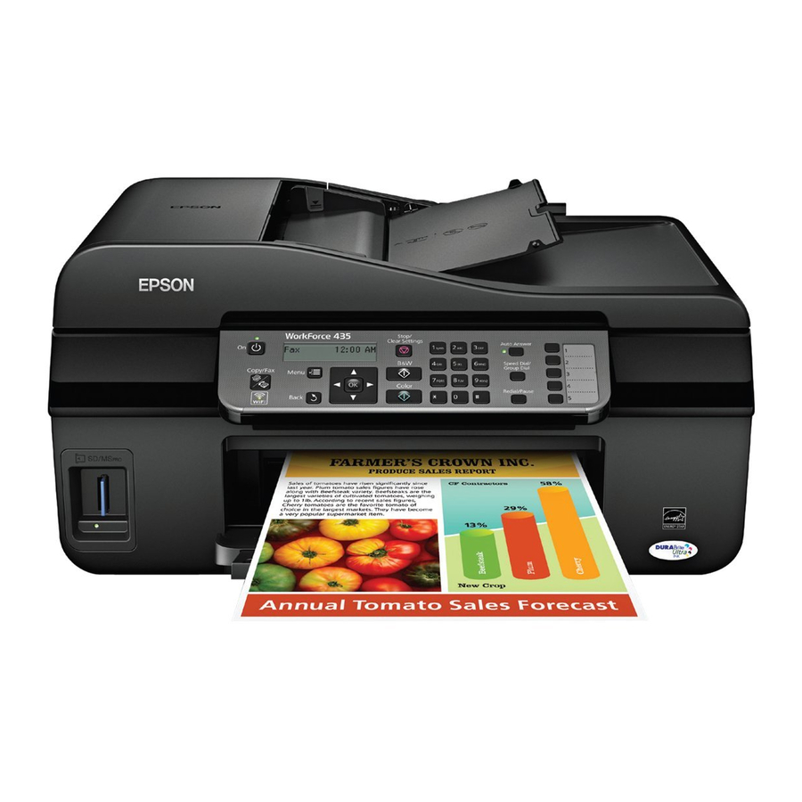 Epson WorkForce 435 Manual