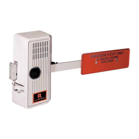 Alarm Lock 250 Installation & Operating Instructions Manual
