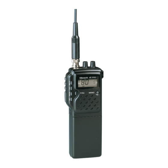 Albrecht AE 2980 User Manual