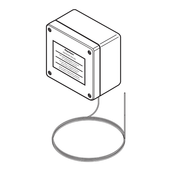 nvent Raychem RAYSTAT-EX-03 Manual