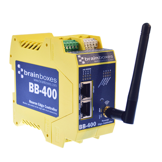User Manuals: Brainboxes BB-400 Edge Controller