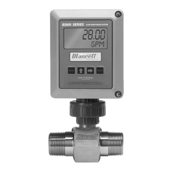 Blancett B2800 Programming & Installation Manual