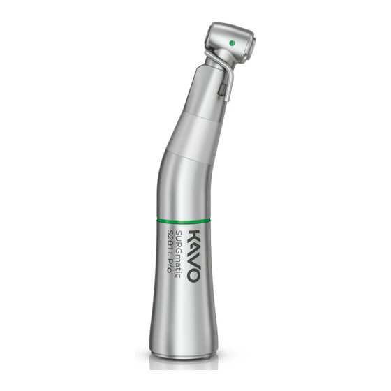 KaVo SURGmatic S201 L Technician's Instructions