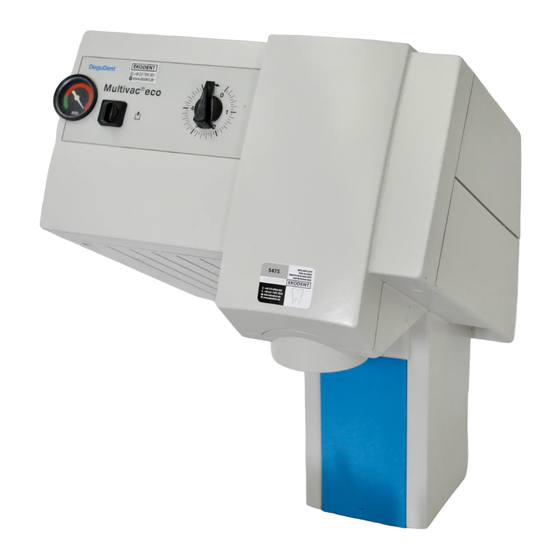 DeguDent Multivac eco Instructions For Use Manual
