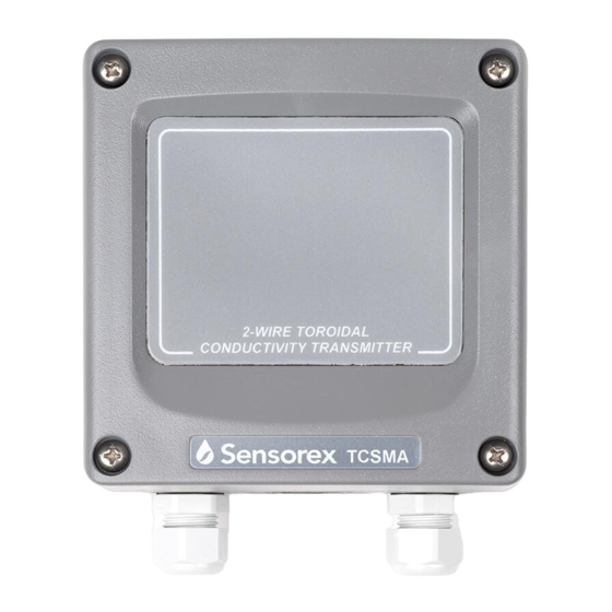 Sensorex TCSMA Operation And Maintenance Manual
