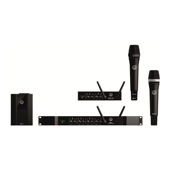 Harman AKG DMS70 Quattro/Dual User Instructions