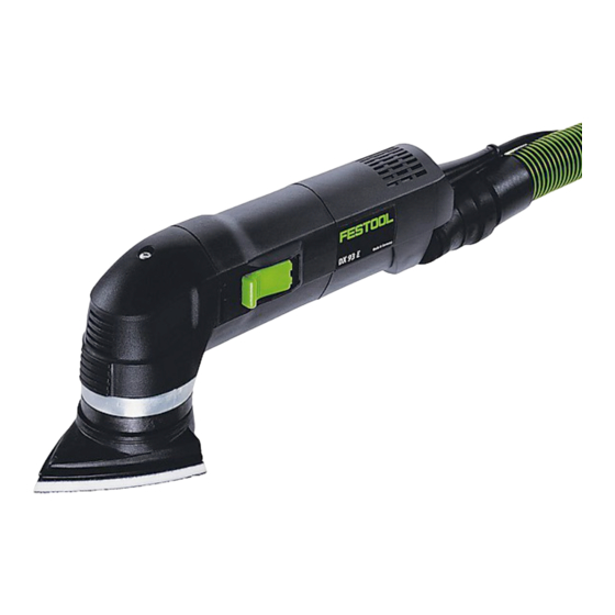 Festool DX 93 E Instruction Manual