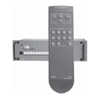 Extron electronics IR 301 User Manual
