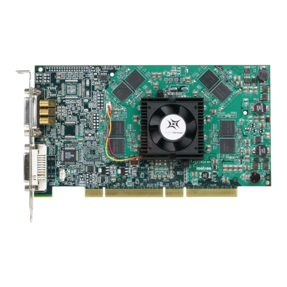 Matrox Parhelia Precision SGT User Manual