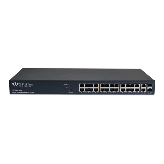 Versa Technology VX-GPF1626 Quick Installation Manual