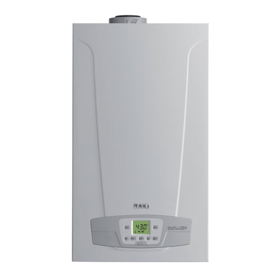 Baxi Megaflo 2 System 24 Compact User's Operating Instructions & Important Warranty Information