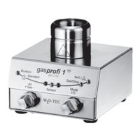 WLD-TEC gasprofi 1 SCS micro Instruction Manual