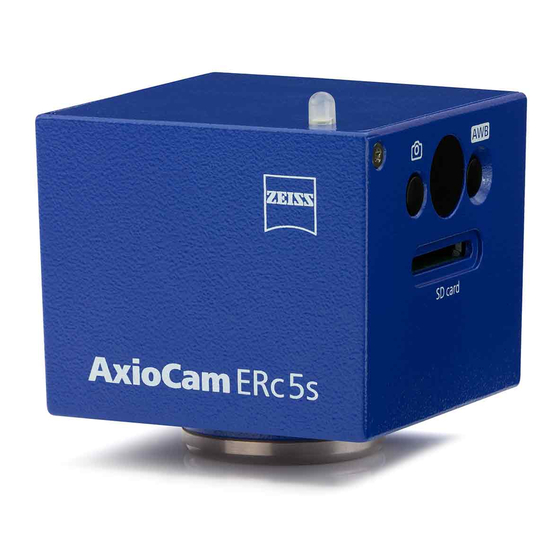 Zeiss AxioCam ERc 5s User Manual