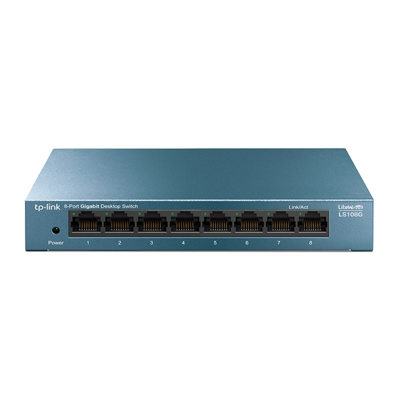 TP-Link LiteWave LS105G Installation Manual
