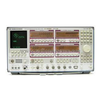 Rohde & Schwarz 802.2020.52 Service Manual