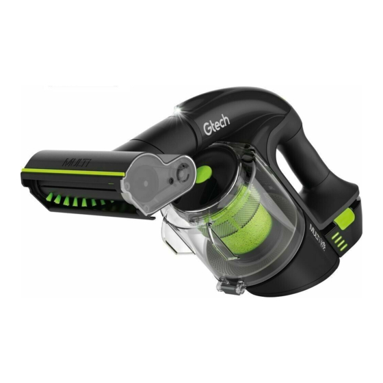 Gtech MULTI Operating Manual