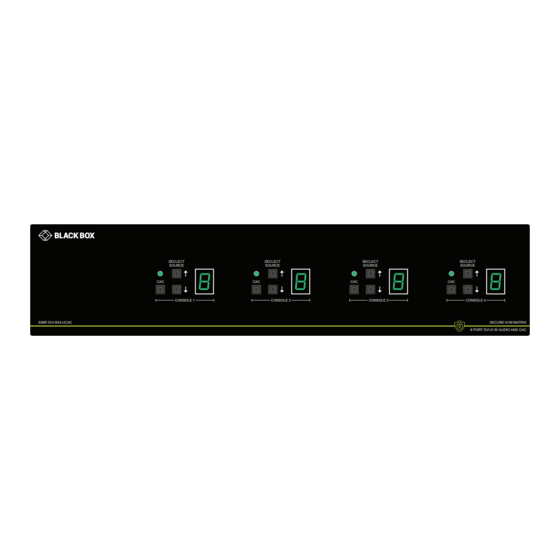 Black Box SS4P-DVI-4X2-UCAC User Manual
