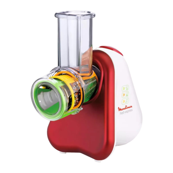 Moulinex FRESH EXPRESS DJ753510 Manual