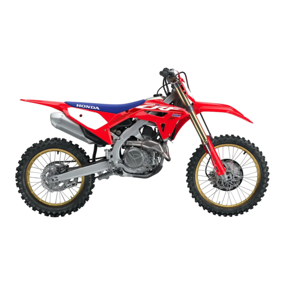 Honda CRF450R 2023 Owner's Manual