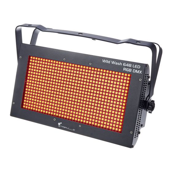thomann TRAIRVILLE Wild Wash 132 LED RGB DMX User Manual
