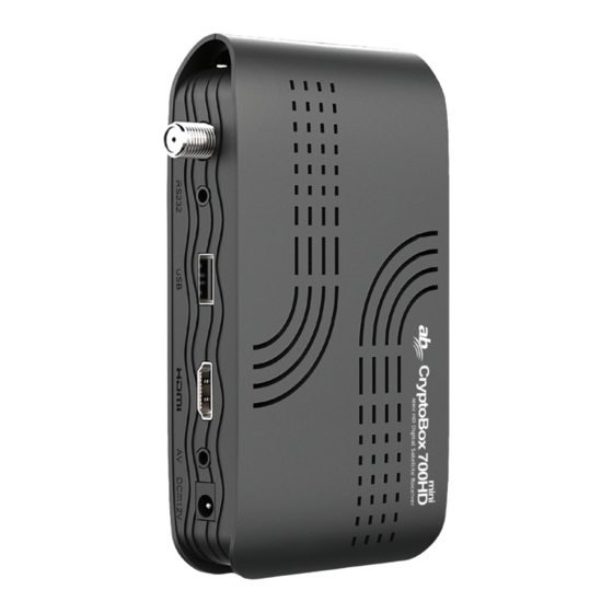 ab CryptoBox 700HD mini User Manual