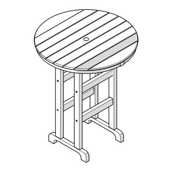 Polywood PWLB36 Assembly Instructions