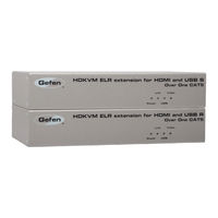Gefen HDKVM ELR extension for HDMI and USB Over One CAT5 Manual