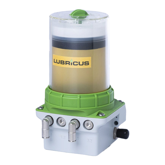 Gruetzner Lubricus LUB-D Series Manuals