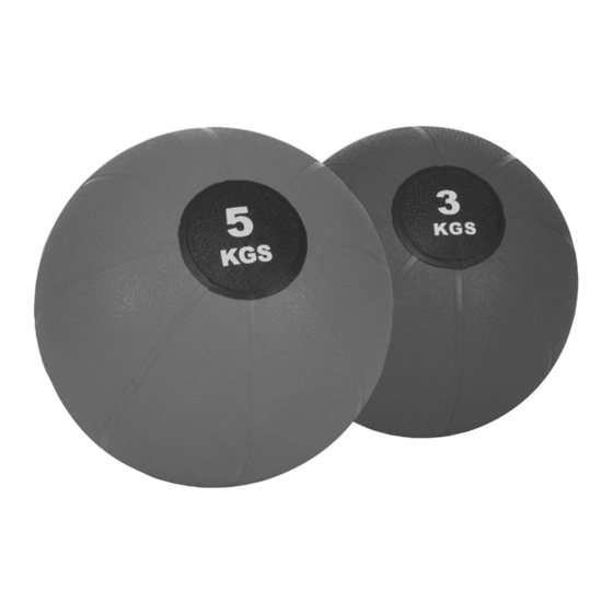 Trojan MEDICINE BALL User Manual