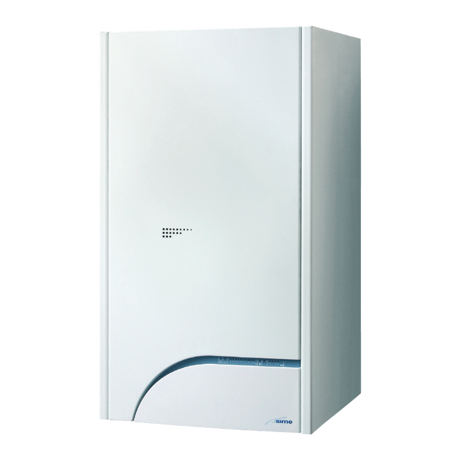 Sime PLANET DEWY 60 BFR Installation And Servicing Instructions