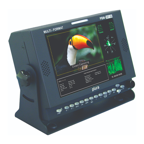 Plura QC & Engineering 3G Series Operating Instructions Manual