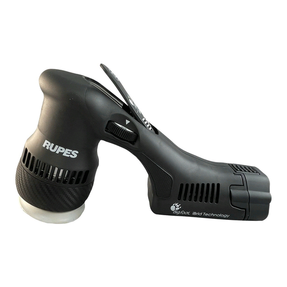 Rupes HLR75 Instruction Manual