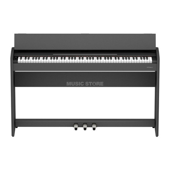 Roland F107 Owner's Manual