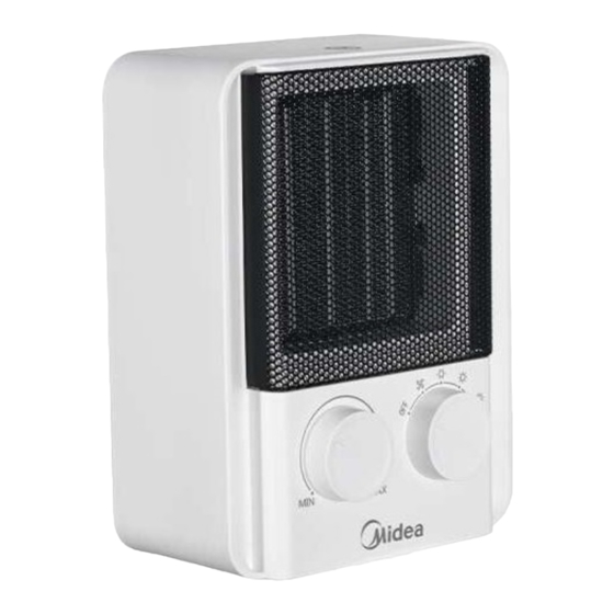User Manuals: Midea NT20-22E Compact Fan Heater