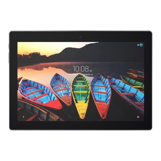 Lenovo TAB3 10 Plus Safety, Warranty & Quick Start Manual