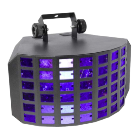 Beamz MultiRadiant 6x3W RGBAW LED 48 Beams Instruction Manual