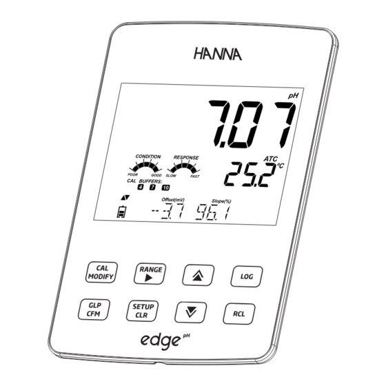 Hanna Instruments edge PHM4092 Manual
