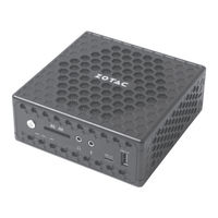 Zotac ZBOX-CI329NANO-BE-W3D User Manual