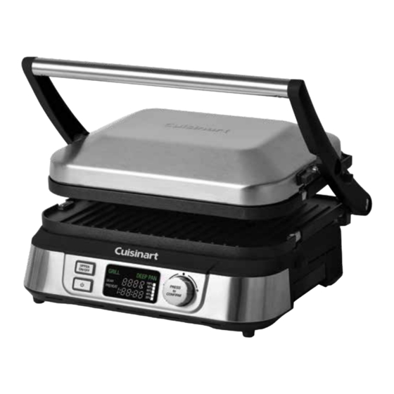 Cuisinart GR-5NHK Instruction Booklet