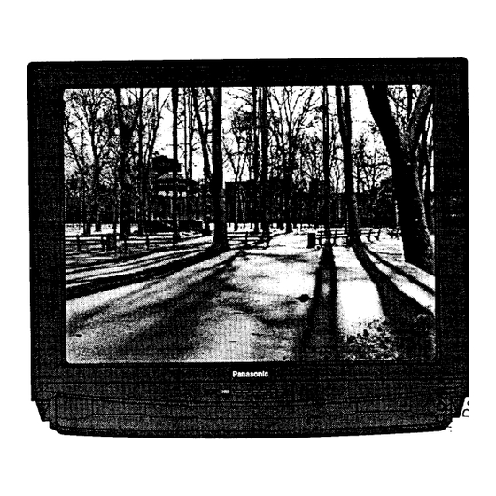 Panasonic CT-36SF24 Operating Instructions Manual