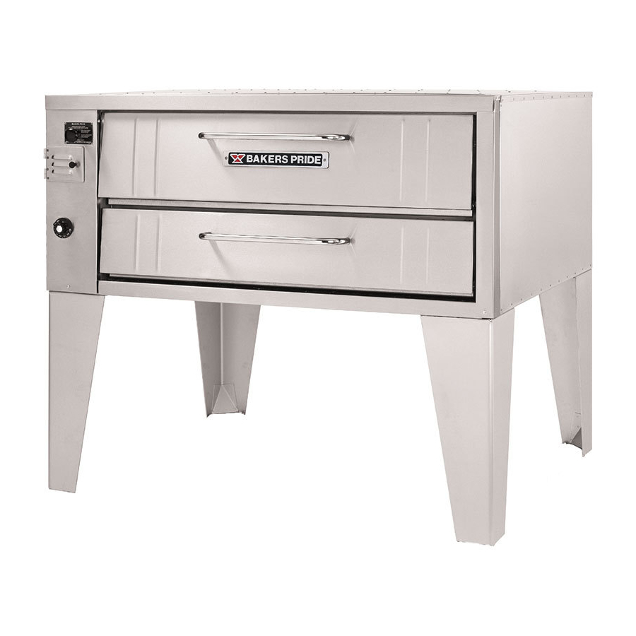 Bakers Pride CONVEVTION-FLO 401 Parts List