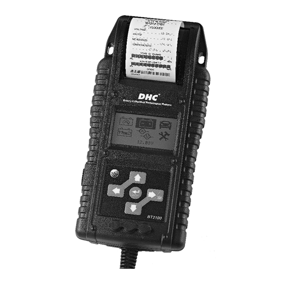 DHC BT2100 Owner's Manual