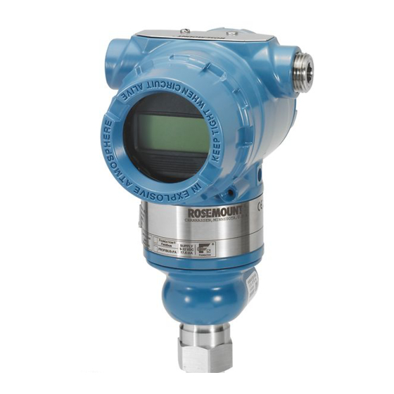 Emerson Rosemount 3051CF Series Quick Start Manual