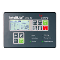ComAp InteliLite NT MRS19 Quick Start Manual