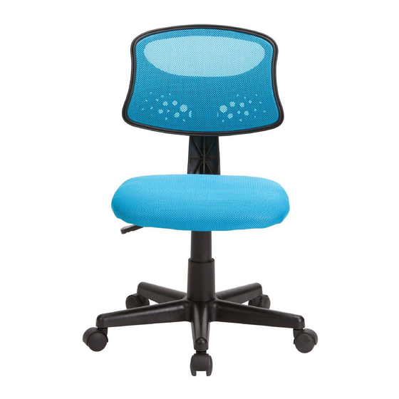 Work Space SAM CHAIR Instruction Manual