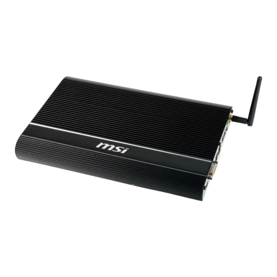 MSI WindBOX III Plus Manual