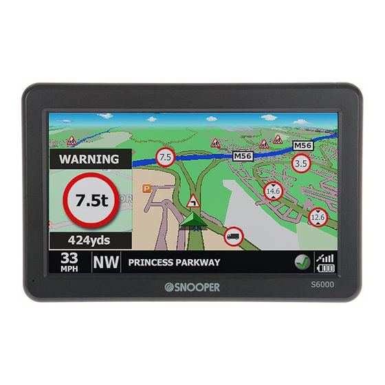 Snooper TRUCKMATE LITE S6000 Quick Start Manual