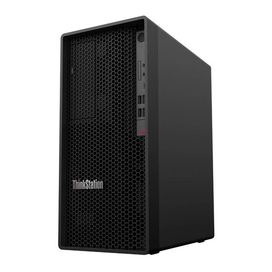 Lenovo ThinkStation P358 Tower Setup Manual