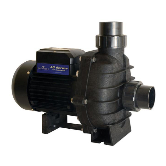 Reltech AQUA BOOSTER AB Series Installation And Operation Manual