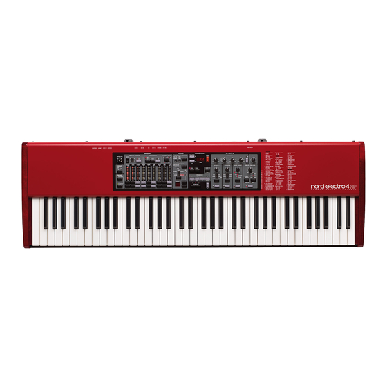 Clavia Nord Electro 4HP User Manual